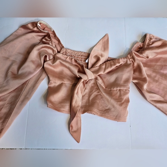 Princess Polly Satin Pink Crop Top - SMELL PLEASE READ - Picture 6 of 6